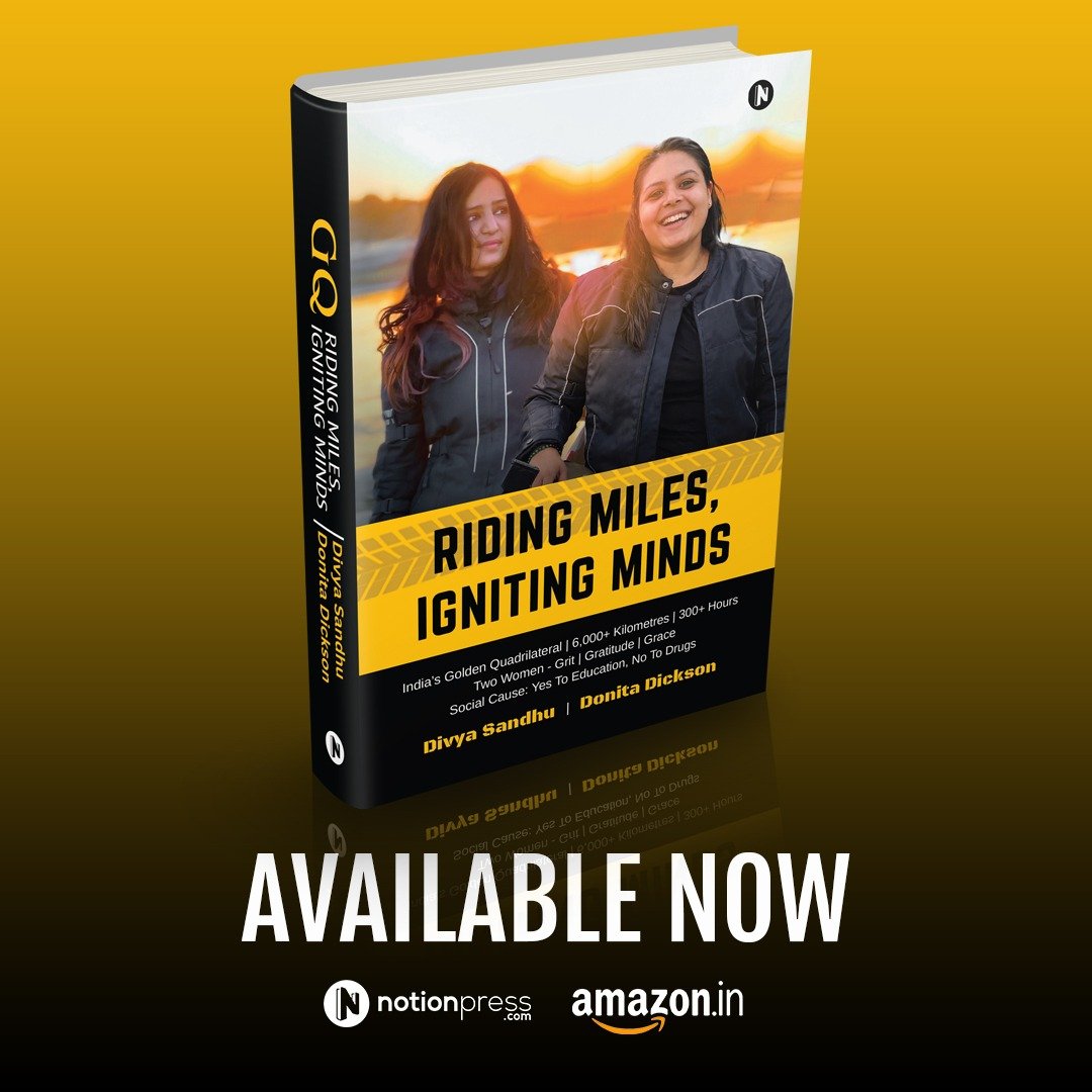 Riding Miles, Igniting Minds book promotion with Divya Sandhu and Donita Dickson